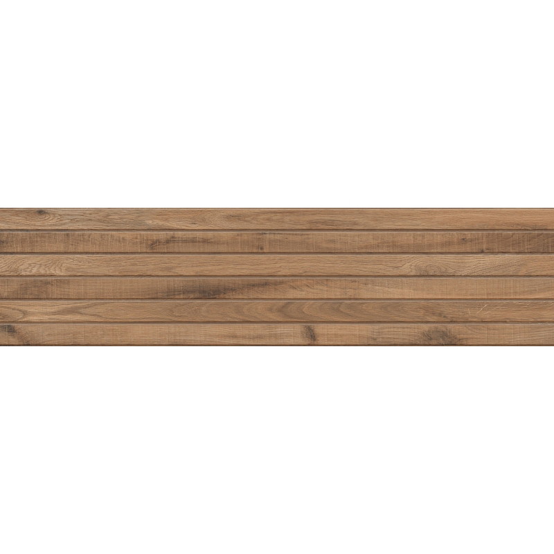 Mexen Western Wood Bruno glazovaný rektifikovaný G1, dlaždice na stěnu dřevopodobná 120 x 30 cm, matná - TL702-120-030-51