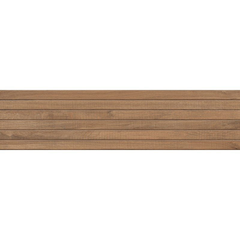 Mexen Western Wood Bruno glazovaný rekt. G1, dřevěná obkladová dlaždice 120 x 30 cm, matná - TL702-120-030-51