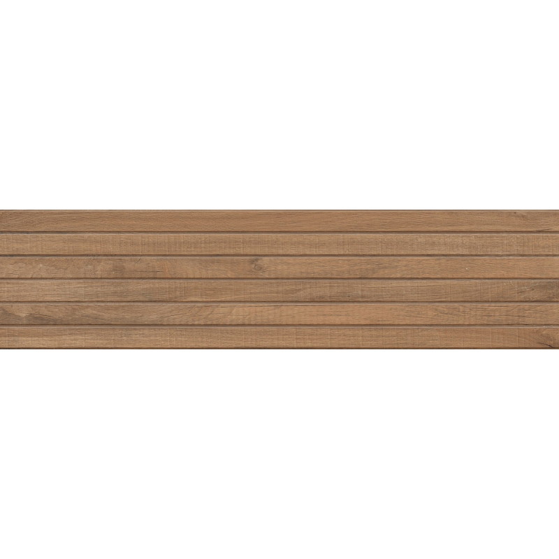Mexen Western Wood Bruno glazovaný rektifikovaný G1, dlaždice na stěnu dřevopodobná 120 x 30 cm, matná - TL702-120-030-51