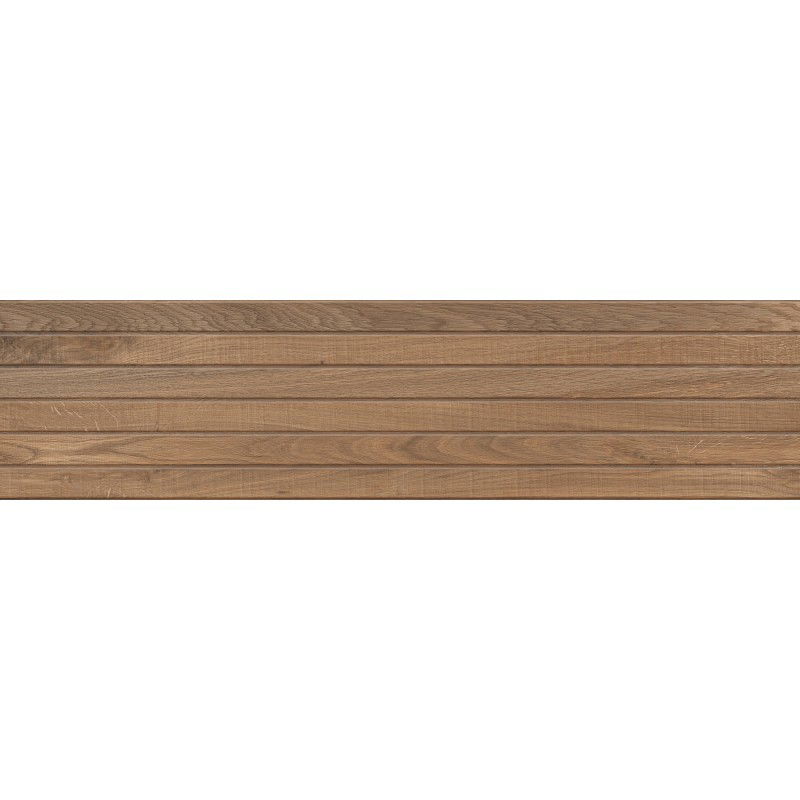 Mexen Western Wood Bruno glazovaný rekt. G1, dřevěná obkladová dlaždice 120 x 30 cm, matná - TL702-120-030-51