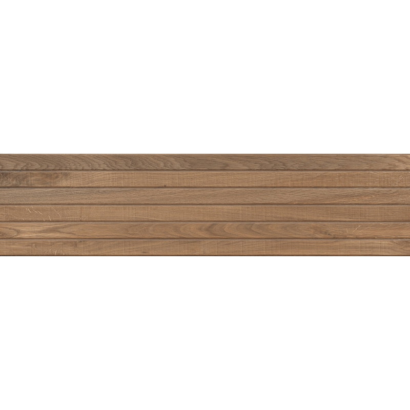 Mexen Western Wood Bruno glazovaný rektifikovaný G1, dlaždice na stěnu dřevopodobná 120 x 30 cm, matná - TL702-120-030-51