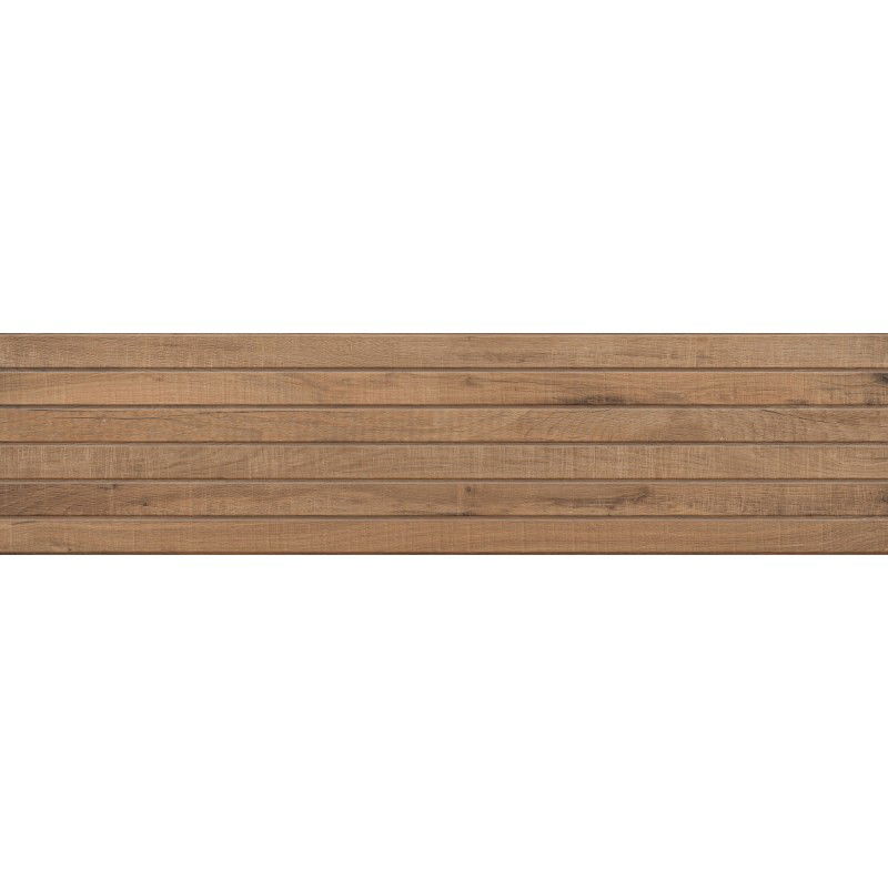 Mexen Western Wood Bruno glazovaný rekt. G1, dřevěná obkladová dlaždice 120 x 30 cm, matná - TL702-120-030-51