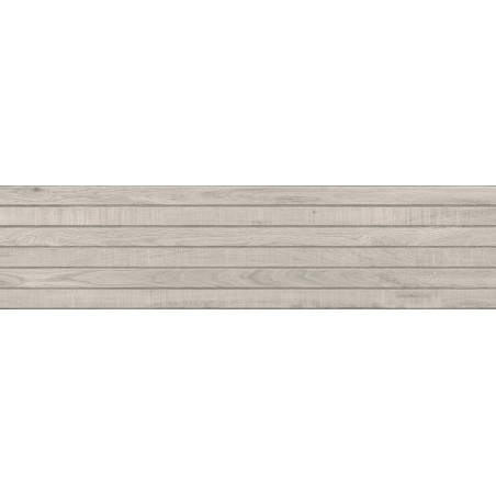 Mexen Western Wood Gris gres glazovaný rekt. G1, dřevěný dekor stěnové dlaždice 120 x 30 cm, mat - TL702-120-030-52