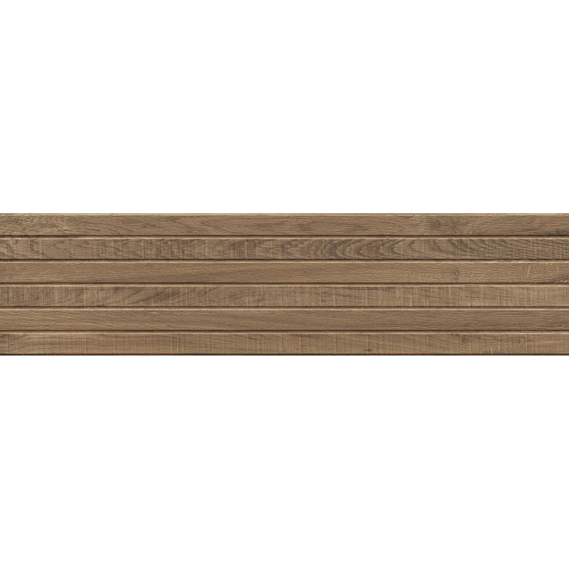 Mexen Western Wood Přírodní glazovaný rektifikovaný gres G1, dřevopodobná stěnová dlaždice 120 x 30 cm, mat