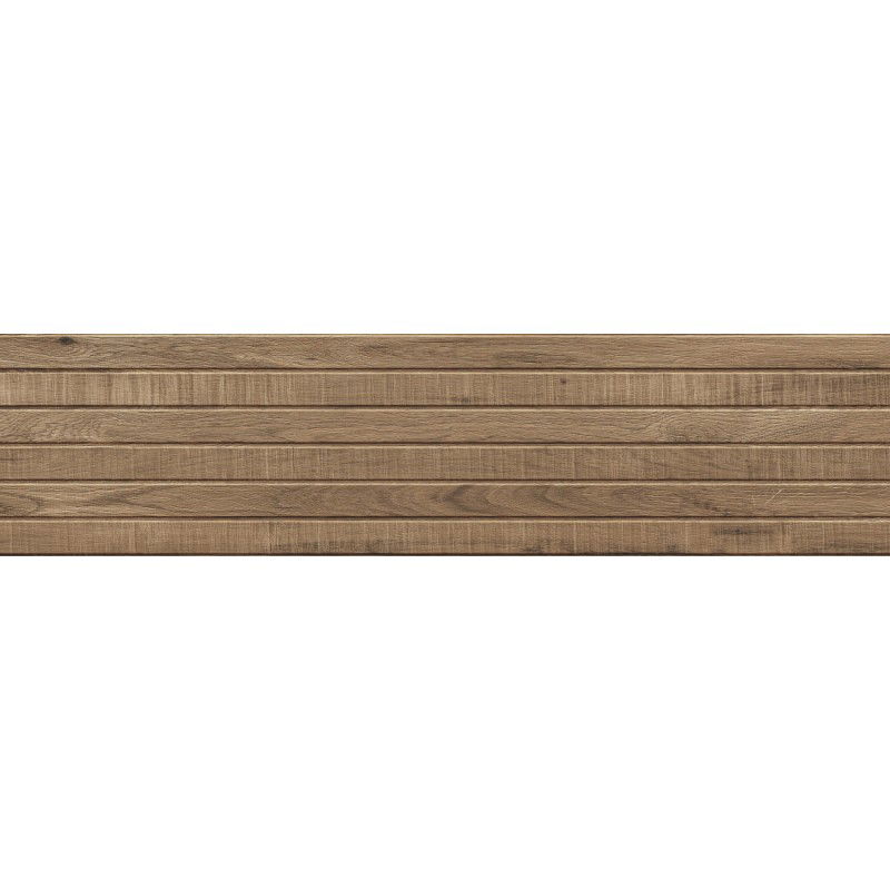 Mexen Western Wood Natural zasklený rektifikovaný gres G1, obkladová dlaždice imitující dřevo 120 x 30 cm, mat