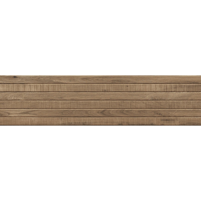 Mexen Western Wood Přírodní glazovaný rektifikovaný gres G1, dřevopodobná stěnová dlaždice 120 x 30 cm, mat
