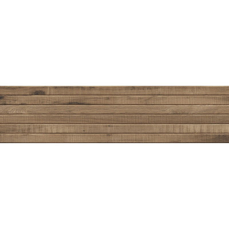Mexen Western Wood Přírodní glazovaný dlaždicový gres rekt. G1, dřevěný vzhled podlahově-stěnový 120 x 30 cm, mat