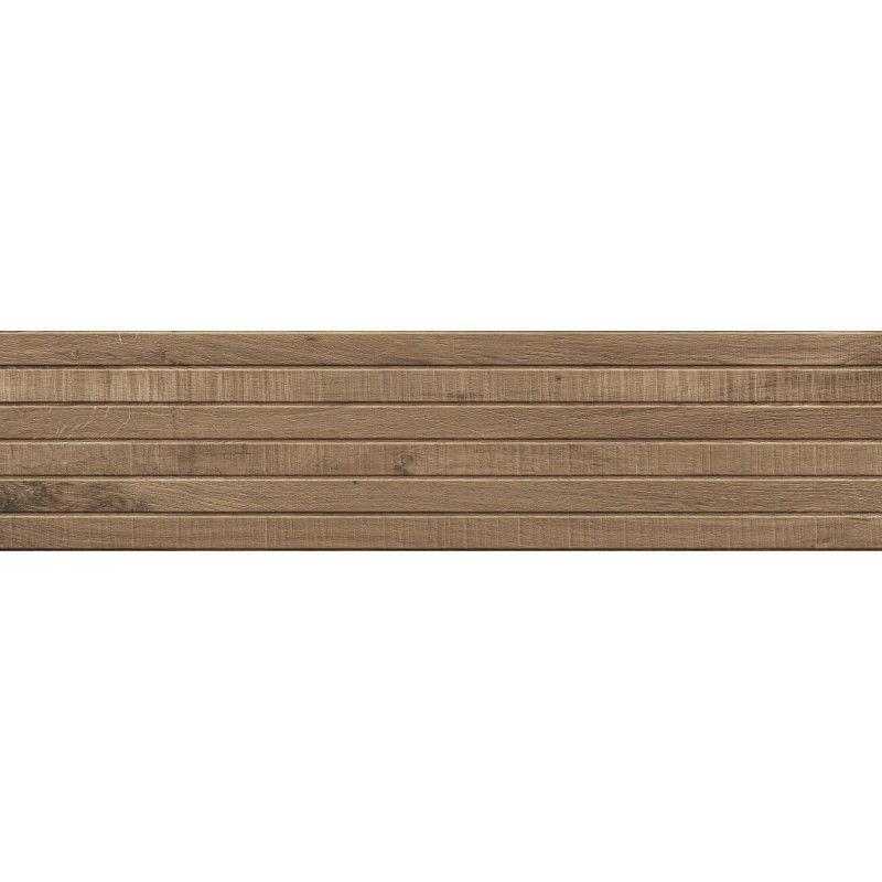 Mexen Western Wood Natural zasklený rektifikovaný gres G1, obkladová dlaždice imitující dřevo 120 x 30 cm, mat
