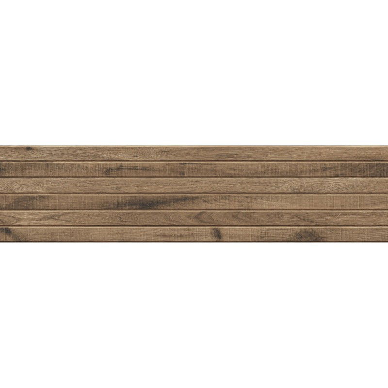 Mexen Western Wood Přírodní glazovaný dlaždicový gres rekt. G1, dřevěný vzhled podlahově-stěnový 120 x 30 cm, mat