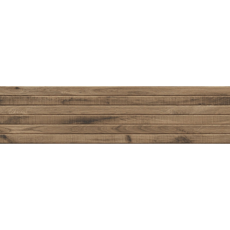 Mexen Western Wood Přírodní glazovaný rektifikovaný gres G1, dřevopodobná stěnová dlaždice 120 x 30 cm, mat