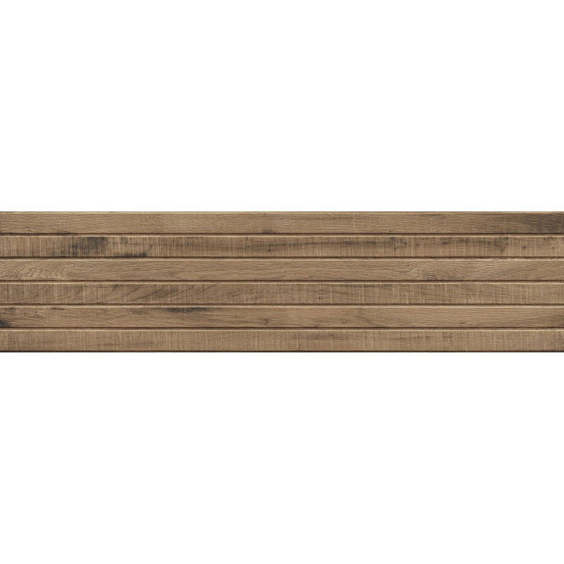 Mexen Western Wood Přírodní glazovaný dlaždicový gres rekt. G1, dřevěný vzhled podlahově-stěnový 120 x 30 cm, mat