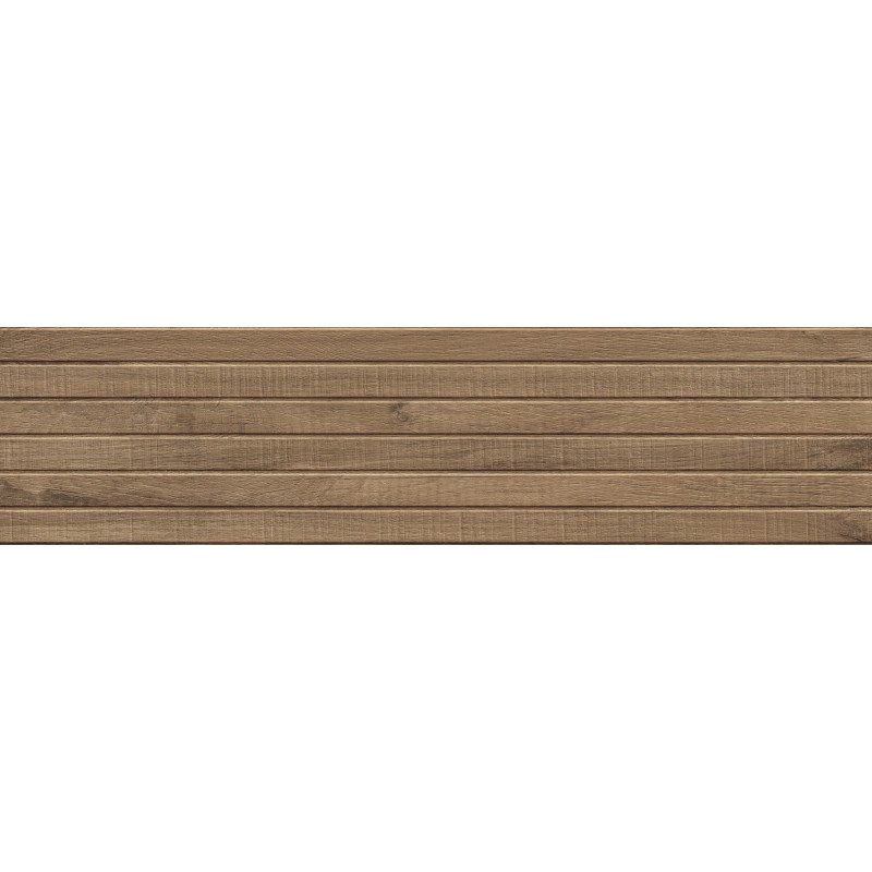 Mexen Western Wood Přírodní glazovaný rektifikovaný gres G1, dřevopodobná stěnová dlaždice 120 x 30 cm, mat
