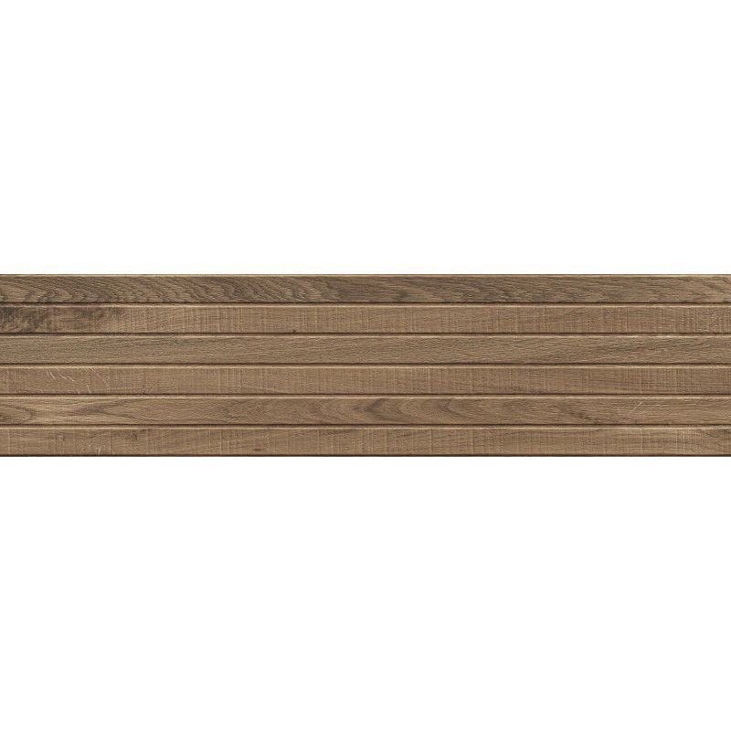 Mexen Western Wood Natural zasklený rektifikovaný gres G1, obkladová dlaždice imitující dřevo 120 x 30 cm, mat