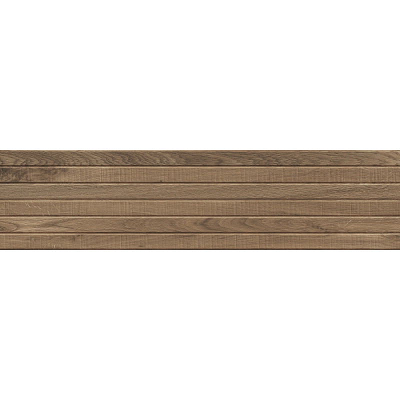 Mexen Western Wood Přírodní glazovaný rektifikovaný gres G1, dřevopodobná stěnová dlaždice 120 x 30 cm, mat