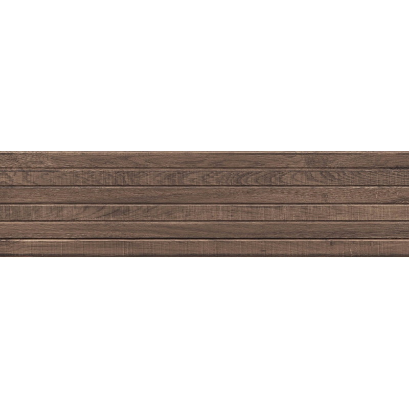 Mexen Western Wood Choco gres glazovaný rekt. G1, dlažba s dřevěným vzhledem na stěnu 120 x 30 cm, mat - TL702-120-030-56
