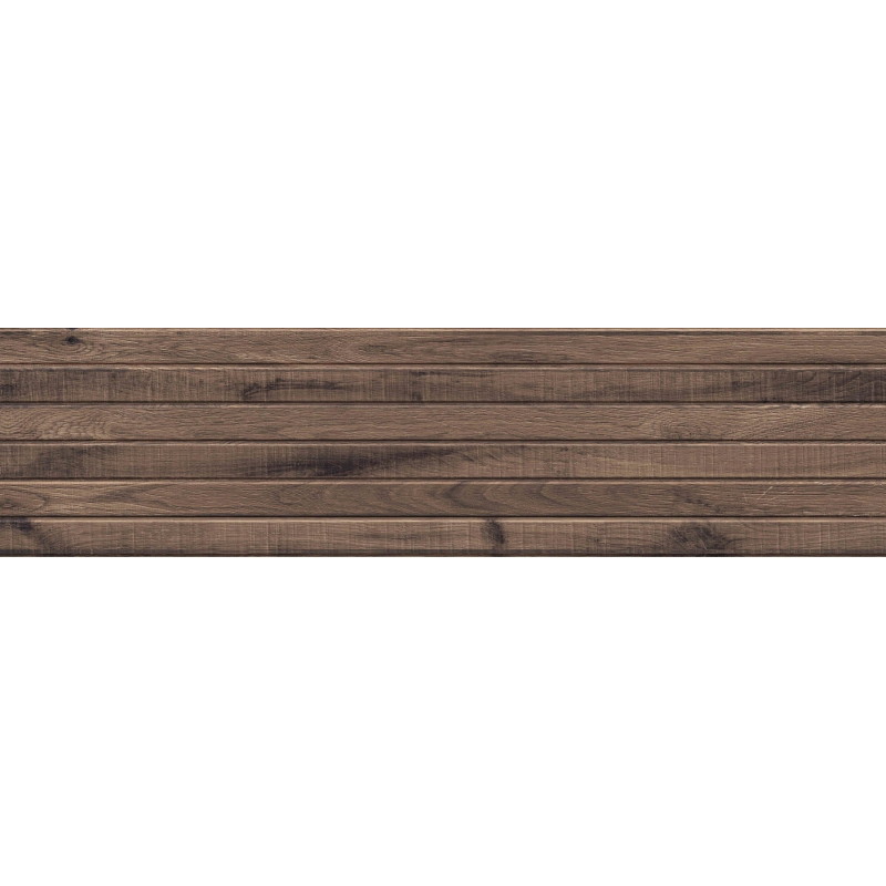 Mexen Western Wood Choco gres glazovaný rekt. G1, dlažba s dřevěným vzhledem na stěnu 120 x 30 cm, mat - TL702-120-030-56
