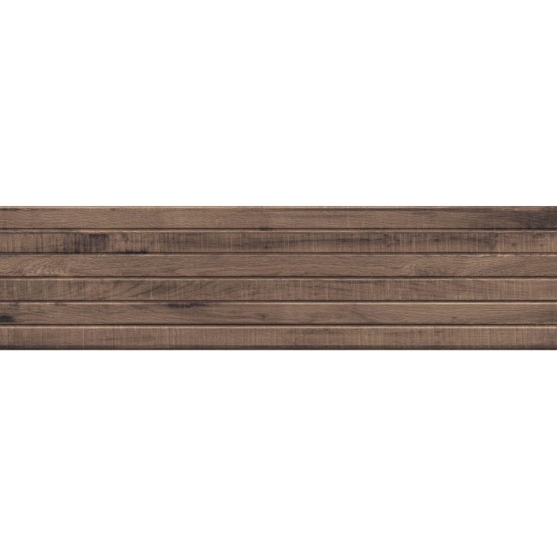 Mexen Western Wood Choco gres glazovaný rekt. G1, dlažba s dřevěným vzhledem na stěnu 120 x 30 cm, mat - TL702-120-030-56