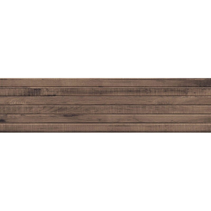 Mexen Western Wood Choco gres glazovaný rekt. G1, dřevěná podlahová a nástěnná dlaždice 120 x 30 cm, mat