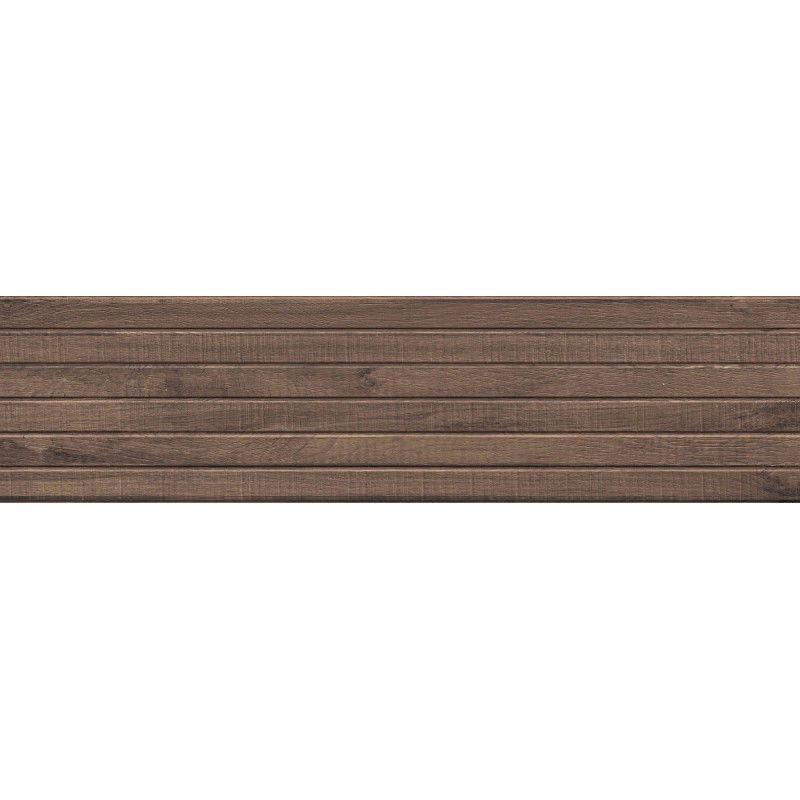 Mexen Western Wood Choco glazovaná rekt. G1, dlaždice dřevodekorativní stěnová 120 x 30 cm, mat - TL702-120-030-56