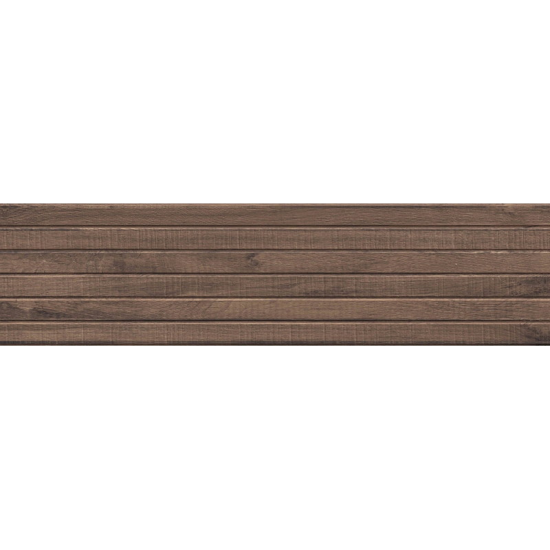 Mexen Western Wood Choco gres glazovaný rekt. G1, dlažba s dřevěným vzhledem na stěnu 120 x 30 cm, mat - TL702-120-030-56
