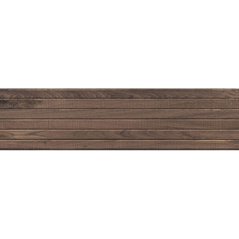 Mexen Western Wood Choco glazovaná rekt. G1, dlaždice dřevodekorativní stěnová 120 x 30 cm, mat - TL702-120-030-56