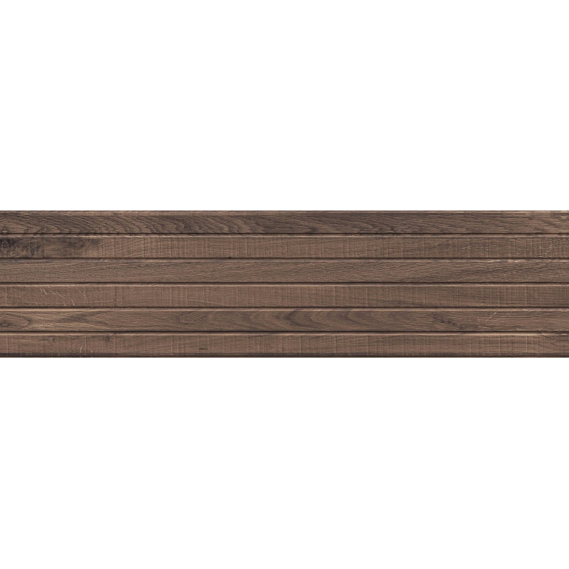 Mexen Western Wood Choco gres glazovaný rekt. G1, dlažba s dřevěným vzhledem na stěnu 120 x 30 cm, mat - TL702-120-030-56