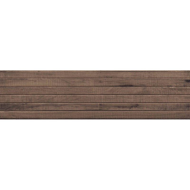 Mexen Western Wood Choco gres glazovaný rekt. G1, dlažba s dřevěným vzhledem na stěnu 120 x 30 cm, mat - TL702-120-030-56