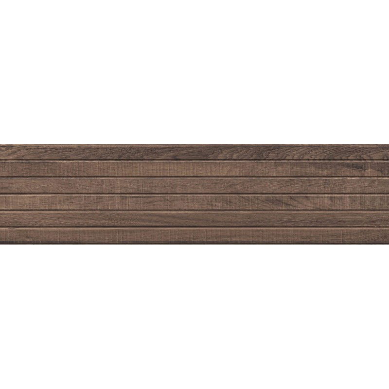 Mexen Western Wood Choco glazovaná rekt. G1, dlaždice dřevodekorativní stěnová 120 x 30 cm, mat - TL702-120-030-56