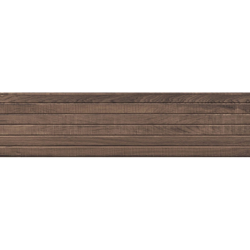 Mexen Western Wood Choco gres glazovaný rekt. G1, dlažba s dřevěným vzhledem na stěnu 120 x 30 cm, mat - TL702-120-030-56