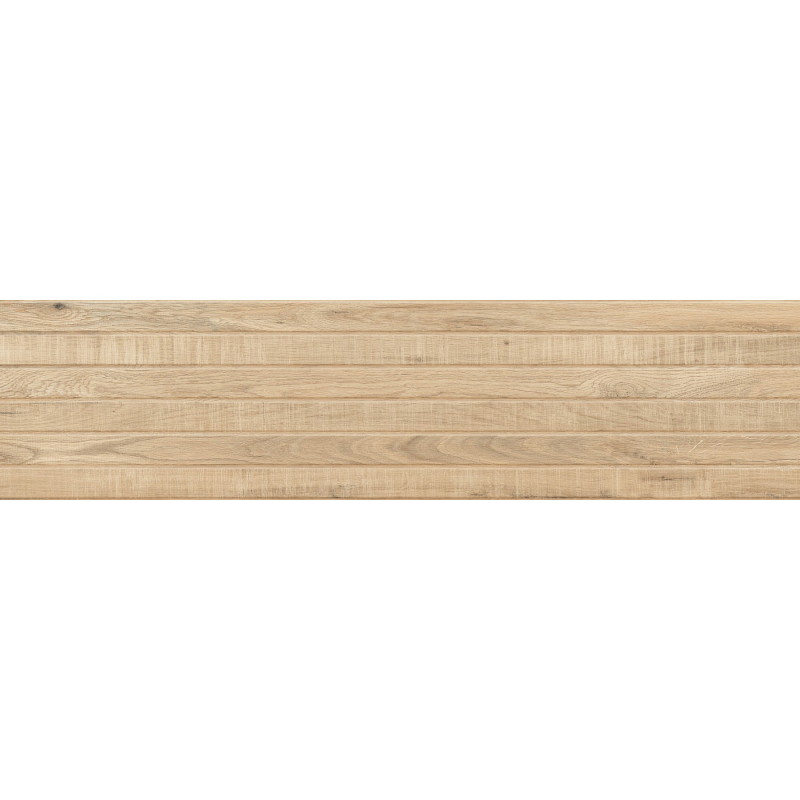 Mexen Western Wood Miele glazovaný gres rek. G1, dlaždice imitující dřevo, stěnná 120 x 30 cm, matná - TL702-120-030-57