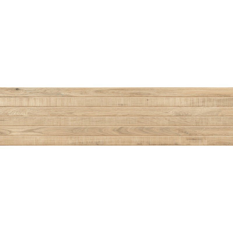 Mexen Western Wood Miele glazovaný rektifikovaný gres, dlaždice podlahová a stěnová 120 x 30 cm, matná, dřevěný vzhled