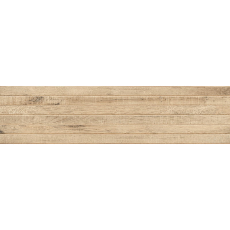 Mexen Western Wood Miele glazovaný gres rek. G1, dlaždice imitující dřevo, stěnná 120 x 30 cm, matná - TL702-120-030-57