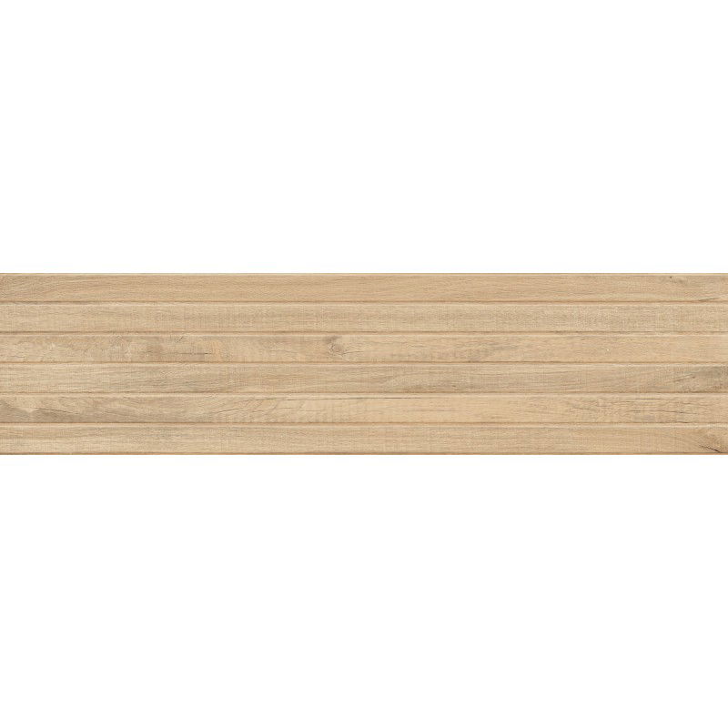 Mexen Western Wood Miele glazovaný rektifikovaný gres, dlaždice podlahová a stěnová 120 x 30 cm, matná, dřevěný vzhled