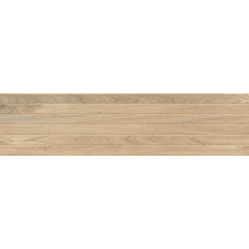 Mexen Western Wood Miele glazovaný rektifikovaný gres, dlaždice podlahová a stěnová 120 x 30 cm, matná, dřevěný vzhled