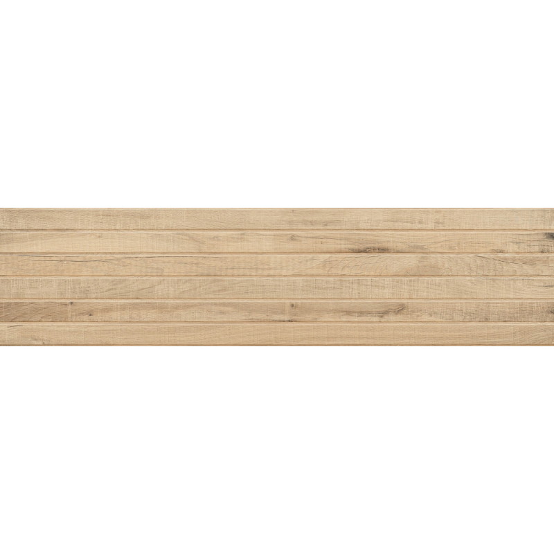 Mexen Western Wood Miele glazovaný gres rek. G1, dlaždice imitující dřevo, stěnná 120 x 30 cm, matná - TL702-120-030-57