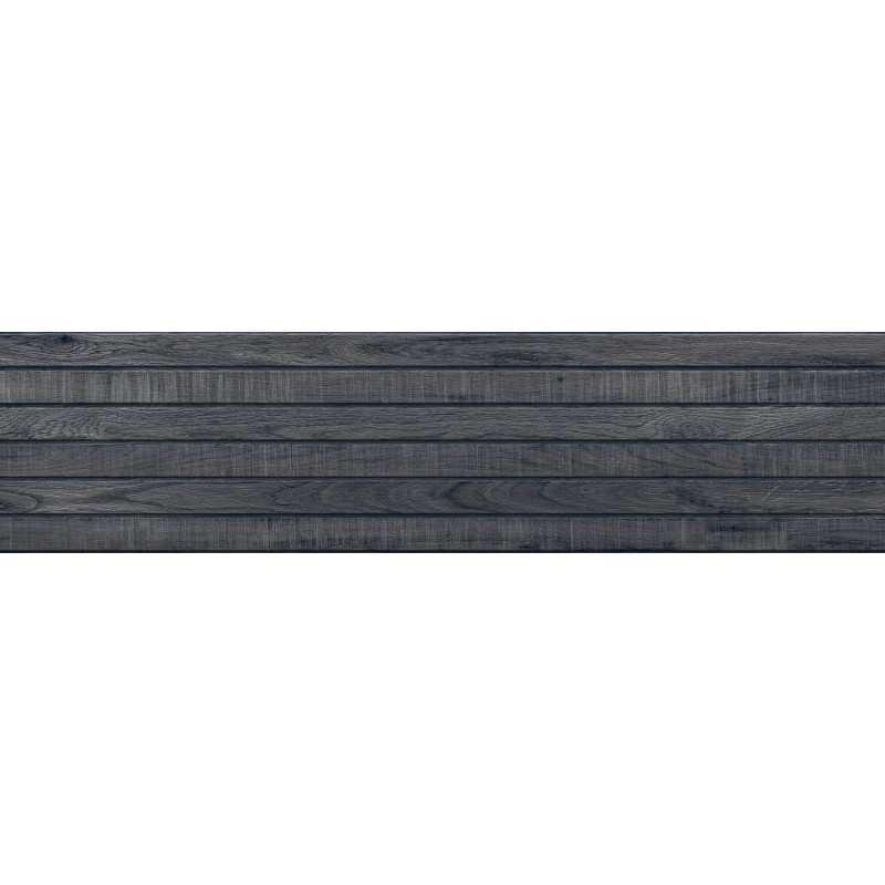 Mexen Western Wood Nero glazovaný rekt. G1, obkladová dlažba imitující dřevo 120 x 30 cm, mat - TL702-120-030-58