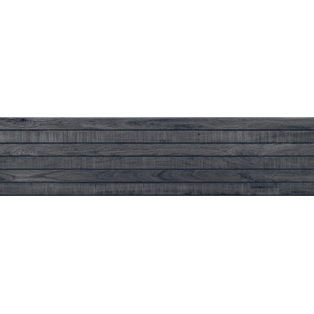 Mexen Western Wood Nero glazovaný rekt. G1, obkladová dlažba imitující dřevo 120 x 30 cm, mat - TL702-120-030-58