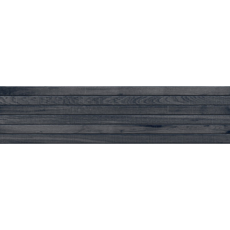 Mexen Western Wood Nero glazovaný rekt. G1, obkladová dlažba imitující dřevo 120 x 30 cm, mat - TL702-120-030-58