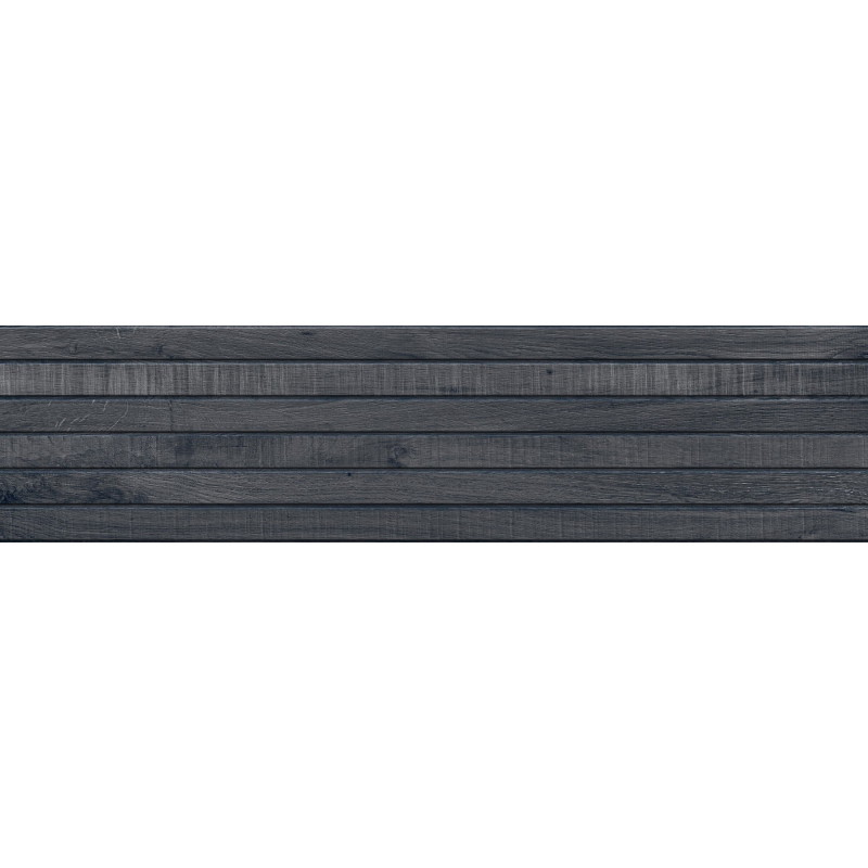 Mexen Western Wood Nero glazovaný rekt. G1, obkladová dlažba imitující dřevo 120 x 30 cm, mat - TL702-120-030-58