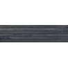 Mexen Western Wood Nero glazovaný rektifikovaný gres G1, dlaždice imitující dřevo na stěnu 120 x 30 cm, mat
