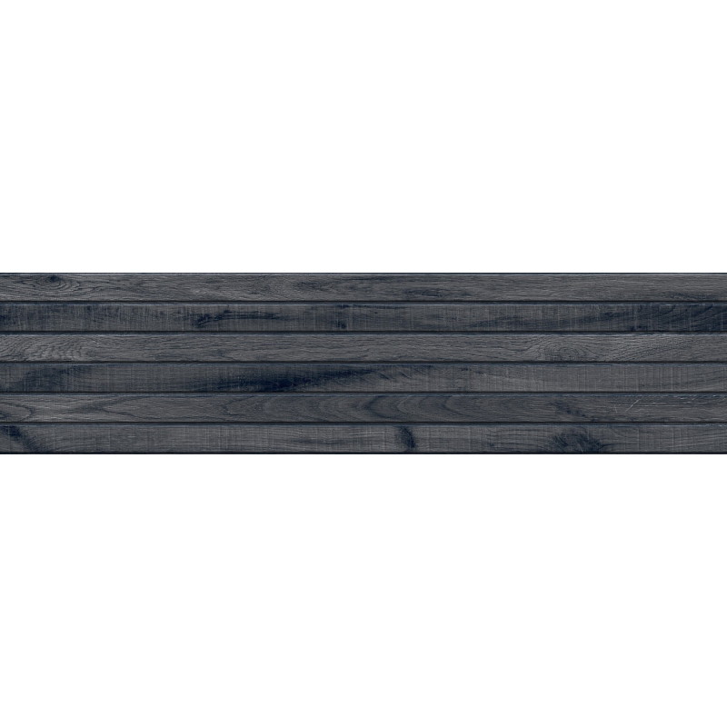 Mexen Western Wood Nero glazovaný rekt. G1, obkladová dlažba imitující dřevo 120 x 30 cm, mat - TL702-120-030-58