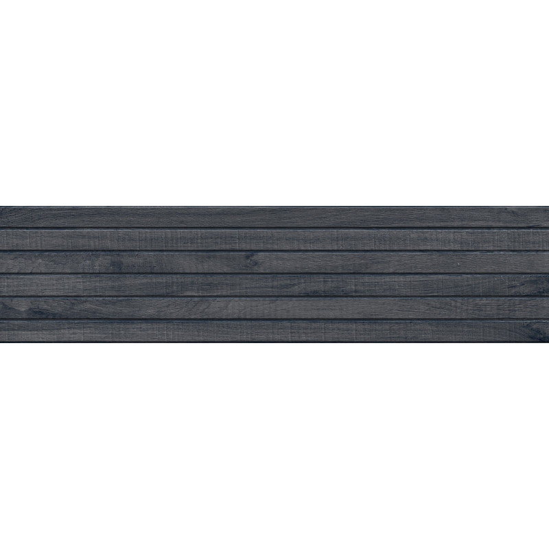 Mexen Western Wood Nero glazovaný rekt. G1, obkladová dlažba imitující dřevo 120 x 30 cm, mat - TL702-120-030-58