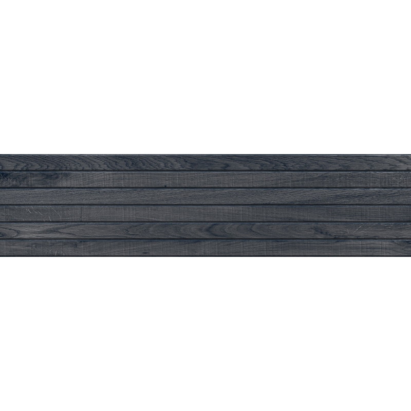 Mexen Western Wood Nero glazovaný rekt. G1, obkladová dlažba imitující dřevo 120 x 30 cm, mat - TL702-120-030-58