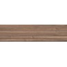 Mexen Mulberry Wood Hnědý lesklý rektifikovaný gres G1, dřevěná stěnová dlaždice 120 x 30 cm, matný