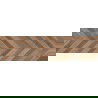 Mexen Native Hnědý glazovaný rekt. G1, dlaždice imitující dřevo na podlahu a stěnu 120 x 30 cm, carving