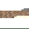 Mexen Native Hnědý glazovaný rekt. G1, dlaždice imitující dřevo na podlahu a stěnu 120 x 30 cm, carving
