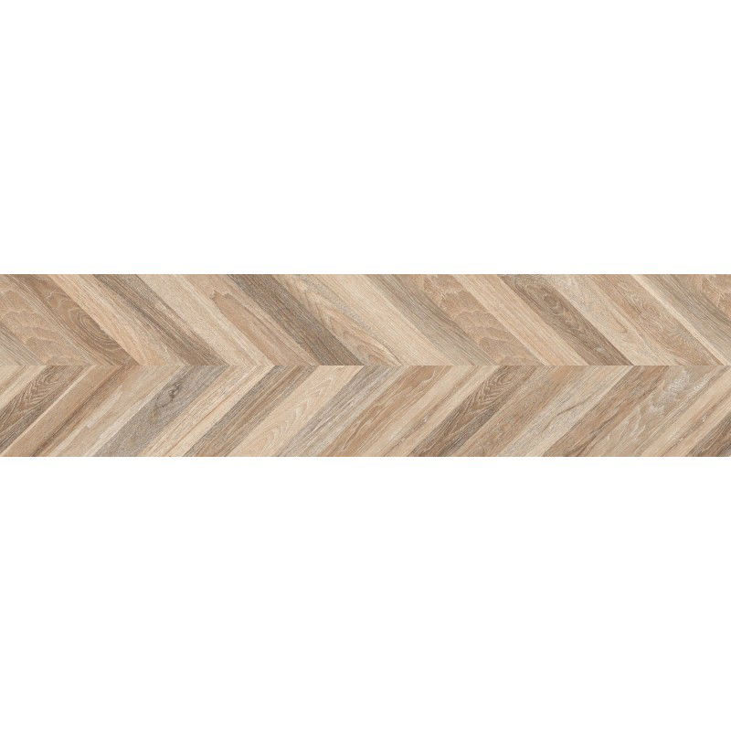 Mexen Native Miele glazovaný gres rekt. G1, dlaždice s dřevěným vzhledem podlahově-stěnová 120 x 30 cm, carving