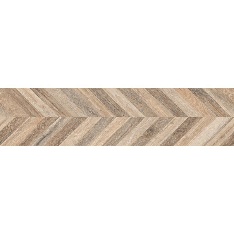 Mexen Native Miele glazovaný gres rekt. G1, dlaždice s dřevěným vzhledem podlahově-stěnová 120 x 30 cm, carving