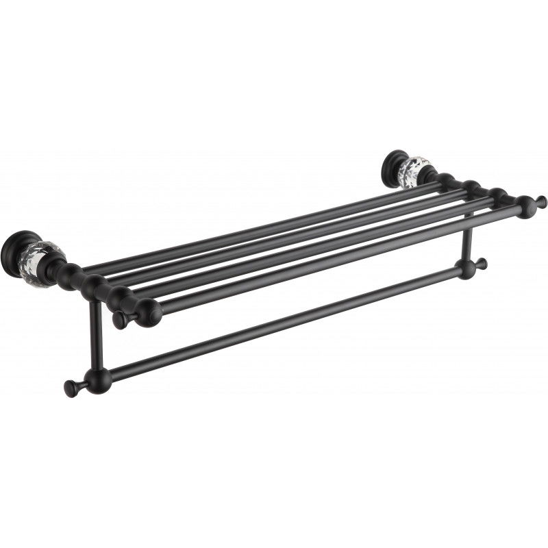 Mexen Estela polička na ručník, černá - 7011520-70