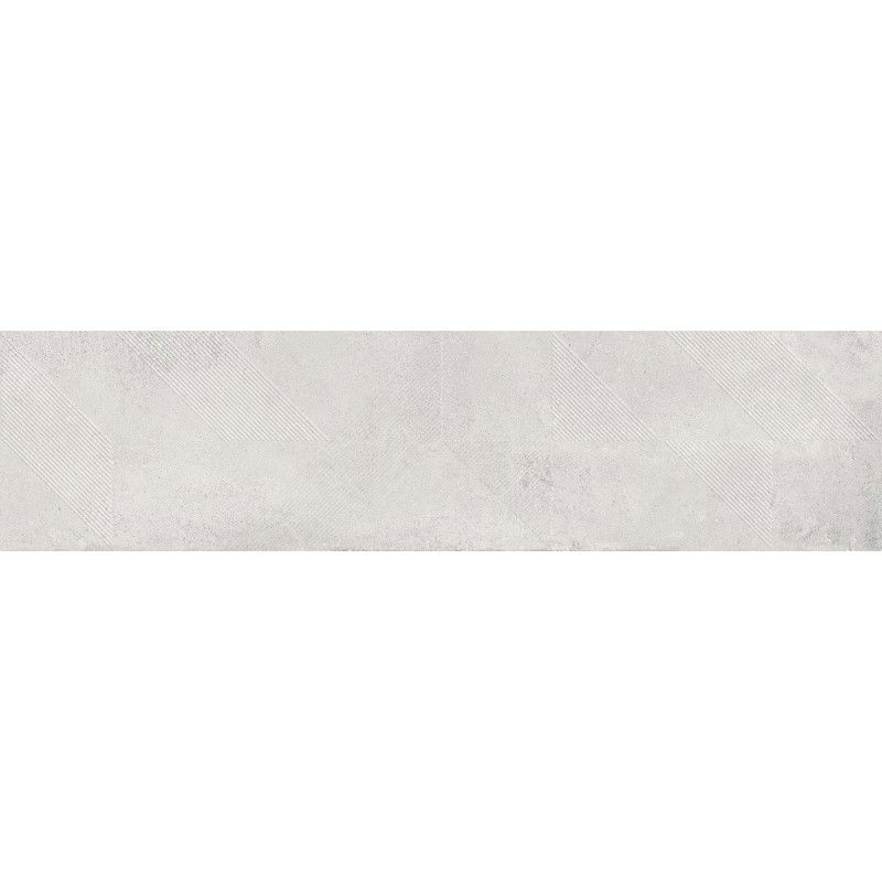 Mexen Lassa Spiga Bianco glazovaný rekt. G1, nástěnná dlaždice 120 x 30 cm, mat - TL705-120-030-52